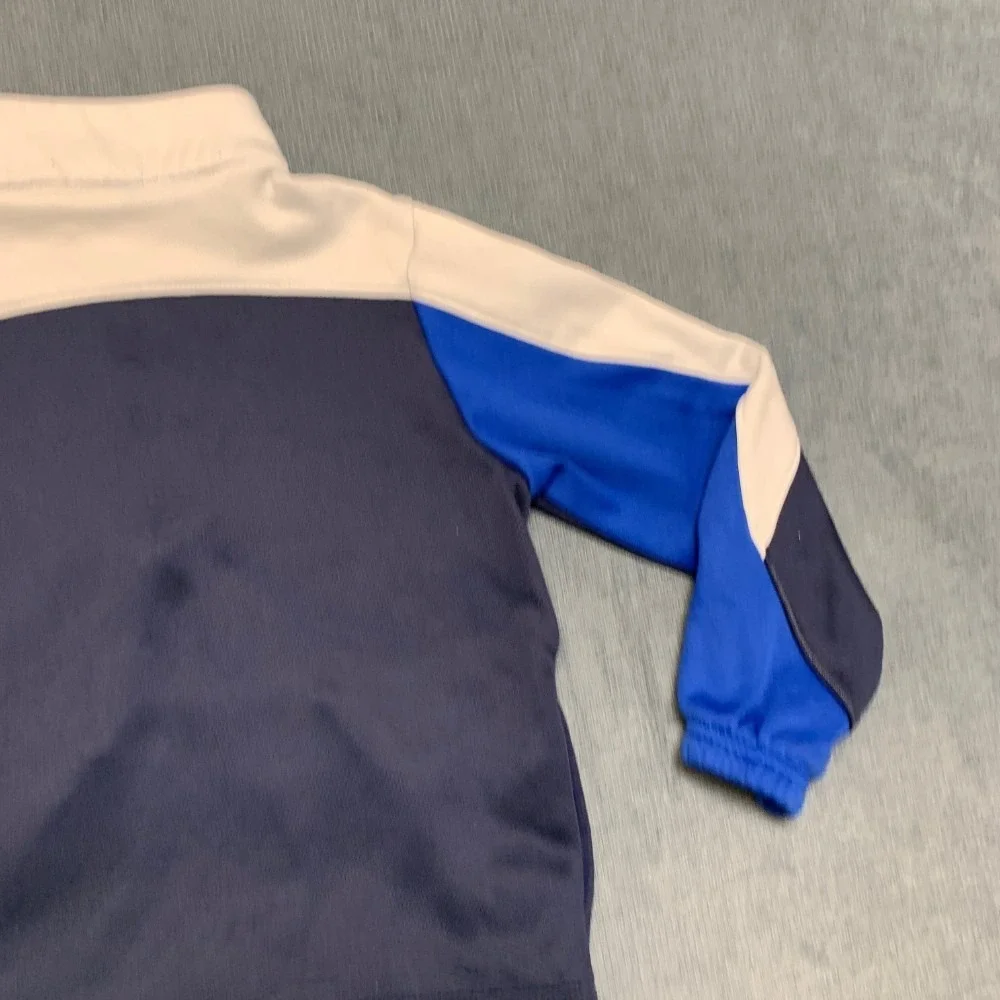 Nike Tracksuit Jacket Boys Multi Colorblock Swoosh Mock Neck Full Zip Winter
